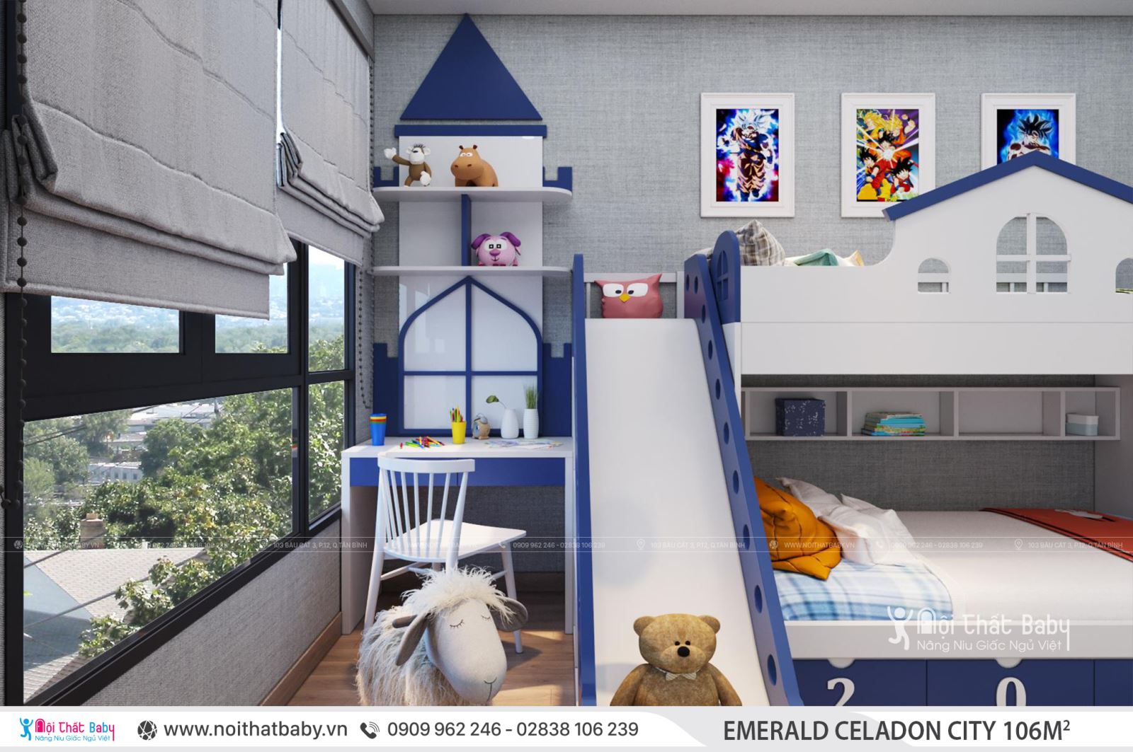 Tổng hợp các mẫu thiết kế nội thất Chung cư Emerald Celadon City